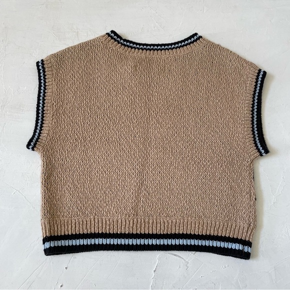 Sarah Gordon For Anthropologie Erin Icon Bee Knit Sweater Vest Size XS - Picture 6 of 11